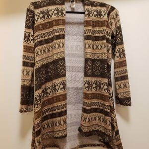 Patterned cardigan